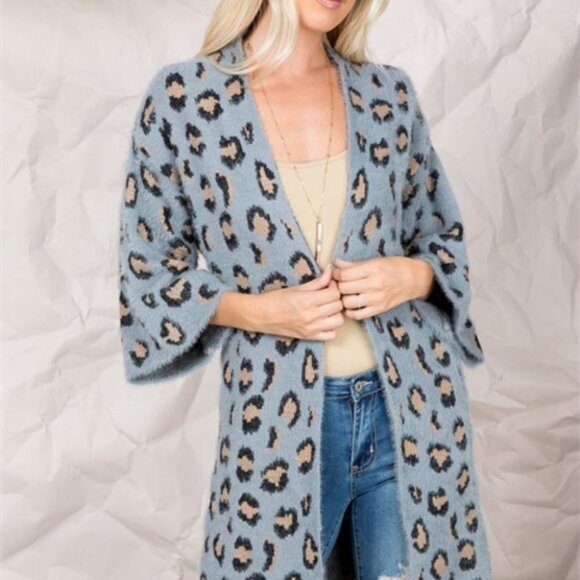 So Soft Leopard Print Cardigan - Picture 5 of 9